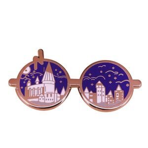NEW Harry Potter Hogwarts Glasses Enamel Pins 154-1